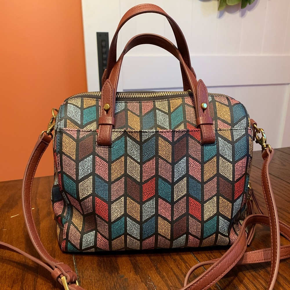 Fossil Sydney satchel like new